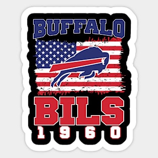 Buffalo Bills 1960 Football Team Sticker
